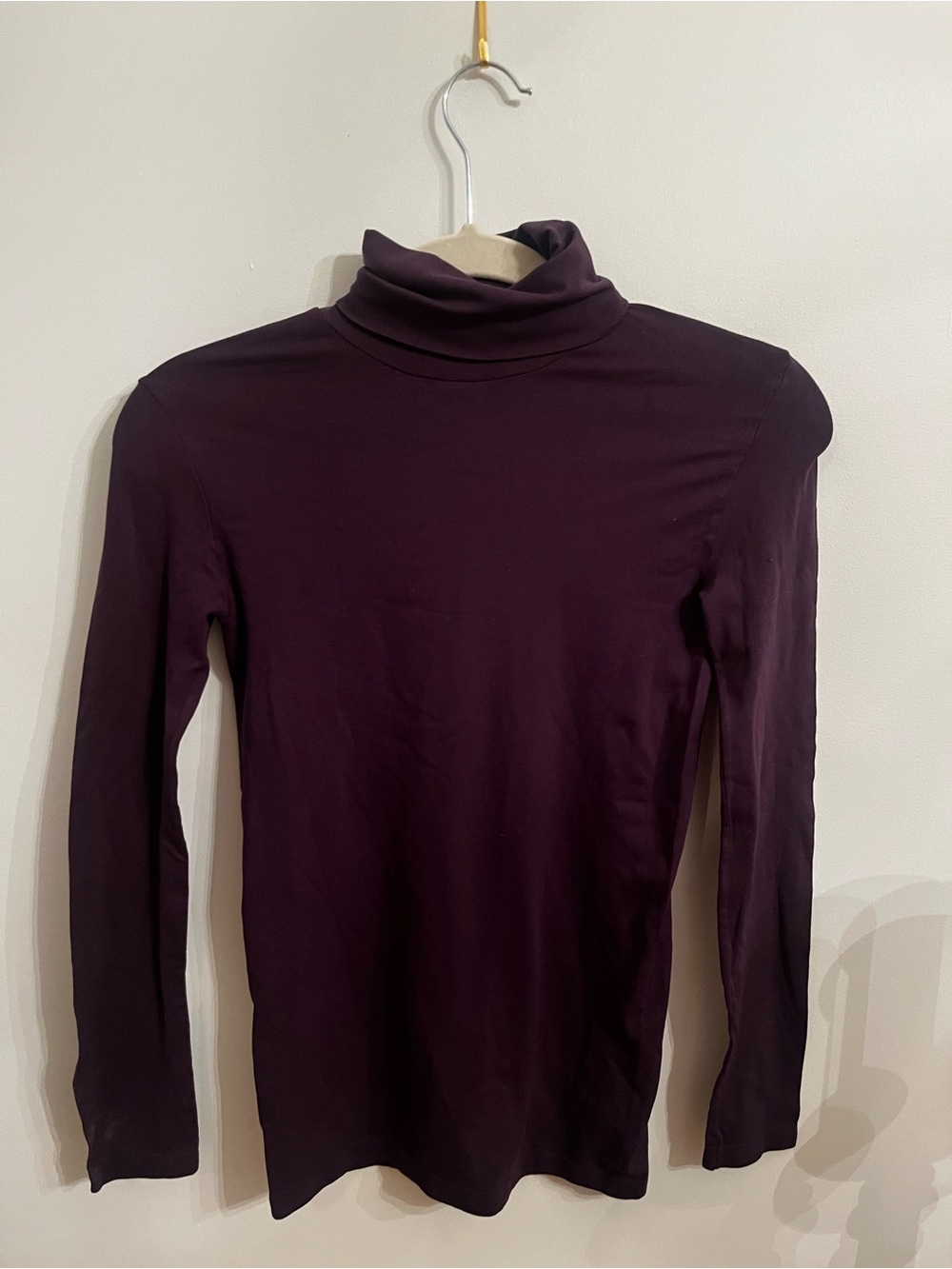 United Colors Of Benetton Women's Turtleneck Long Sleeve - Plum